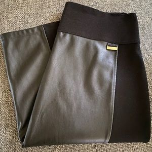 Black stretchy high waisted pencil skirt